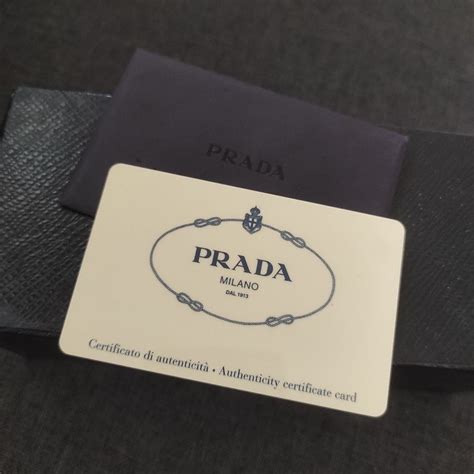 how to spot prada fake bag|prada authenticity certificate card.